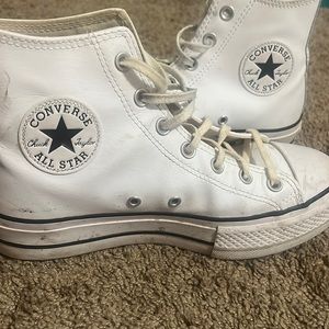 White High top Converse